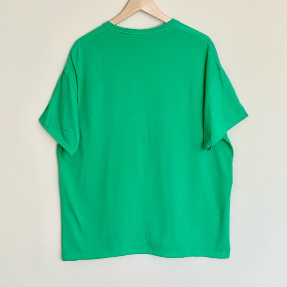 The Lawn Ranger Rides Again Riding Lawnmower Funny Green T Shirt Adult size XL - Picture 5 of 6